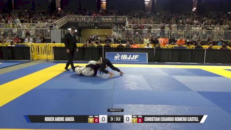 Christian Eduardo Romero Castill vs Roger Andre Arata 2025 Pan Kids Jiu-Jitsu IBJJF Championship