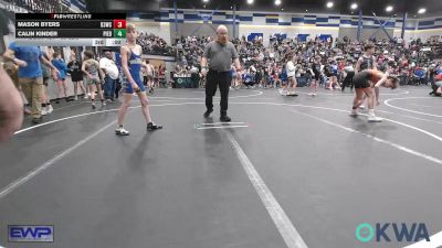 80 lbs Quarterfinal - Baze Fox, Cowboy Wrestling Club vs Kingston Sims, Piedmont