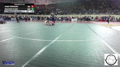 94 lbs Quarterfinal - Gabe Terriquez, Raw Wrestling Club vs Braxton Plunk, Coweta