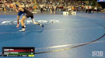 121 lbs Champ. Round 1 - Noach Swenson, Kindred vs Cohen Bell, Stanley