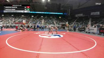 3A-138 lbs Champ. Round 1 - Kristian Martin, Glenrock vs Lincoln Kemp, Pinedale