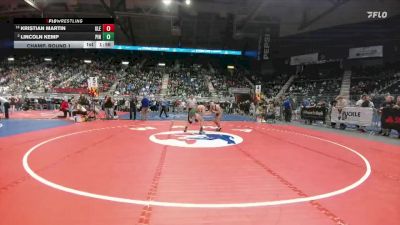 3A-138 lbs Champ. Round 1 - Kristian Martin, Glenrock vs Lincoln Kemp, Pinedale