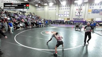 106 lbs Champ. Round 1 - Dominic Simpson, Montgomery Bell Aca. vs Steven Torres, Lebanon