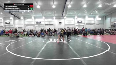 114-125 lbs Consolation - Calista Binning, OH vs Korrayah Kapenga, MI
