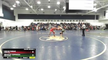 157 lbs Champ. Round 3 - Bradley Espinoza, Brea Olinda vs Oscar Farias, Santa Ana
