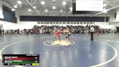 157 lbs Champ. Round 3 - Bradley Espinoza, Brea Olinda vs Oscar Farias, Santa Ana