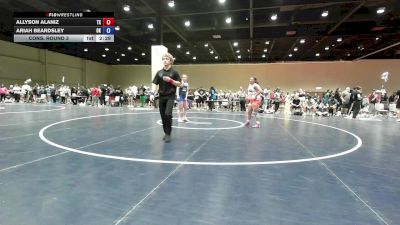 170 lbs Cons. Round 3 - Allyson Alaniz, TX vs Ariah Beardsley, OK