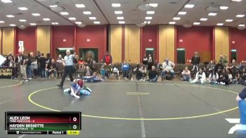 85 lbs Round 2 (6 Team) - Hayden Bessette, Untouchables vs Alex Leon, Tribe Wrestling