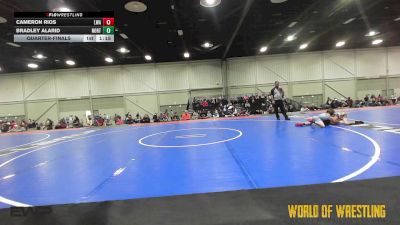 75 lbs Quarterfinal - Cameron Rios, LWA 14U vs Bradley Alarid, Northern Colorado 14U