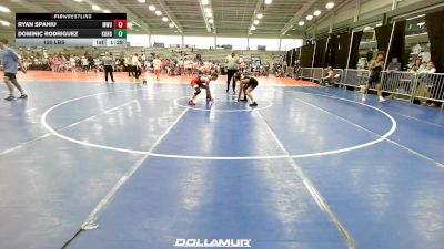 120 lbs Rr Rnd 3 - Ryan Spahiu, MetroWest United Red vs Dominic Rodriguez, KongKrete Wrestling Academy