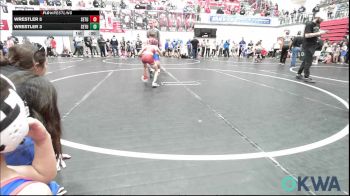 55 lbs Rr Rnd 1 - Kenlee Bruce, ARDMORE TAKEDOWN CLUB vs Brittin Schwab, Smith Wrestling Academy