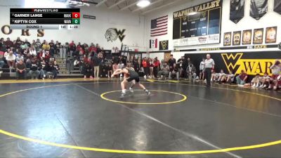 126 lbs Round 1 - Garner Lange, Waukon vs Kiptyn Cox, Wapsie Valley
