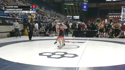 144 lbs Champ. Rd Of 32 - Cooper Wing, Idaho vs Garrison Sartain, Oklahoma
