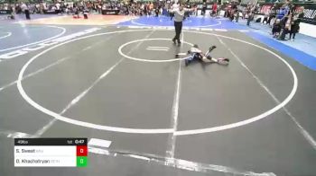 49 lbs Quarterfinal - Sadie Sweat, Kalispell Wrestling Club vs Daniel Khachatryan, Dethrone