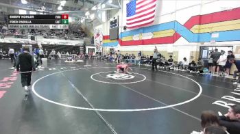 113 lbs Semis & 3rd Wb (16 Team) - Fred Padilla, Cheyenne East vs Emery Kohler, Evanston