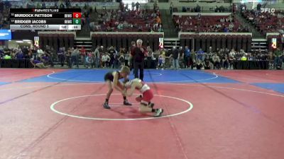 77 lbs Cons. Round 5 - Bridger Jacobs, Lander Legacy Wrestling Club vs Murdock Pattison, Glasgow Wrestling Club