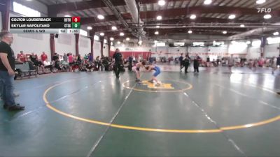 95 lbs Semis & Wb - Skylar Napolitano, CT Sneaky Golem`s vs Colton Louderback, Boyertown