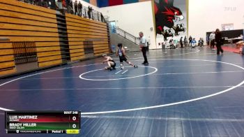 106 lbs 5th Place Match - Brady Miller, West Salem vs Luis Martinez, McNary