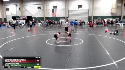 46 lbs Cons. Round 2 - Cooper Christensen, Amherst Wrestling Club vs Canaan Lewis, Bennett Wrestling Club