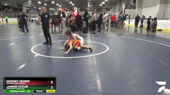 67 lbs 7th Place Match - Whitney Hensen, Michigan Revolution vs Landon Cutler, Pine River Youth WC