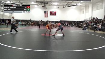 165 lbs Quarters & 1st Wb (16 Team) - Austin Simmons, Fresno City College vs Neil Tria, Skyline College