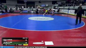 5 lbs Quarterfinal - Cole Carter, Jasper vs Jacob Clark, Beauregard HS