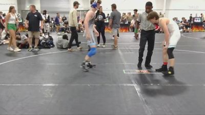 132 lbs Round 3 (4 Team) - Cael Moore, RWA Blue vs Tanner Caster, Reverence United White
