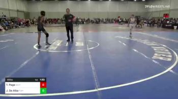 90 lbs Quarterfinal - Thunder Page, South Central Punishers vs Josiah De Alba, Tuff Kidz