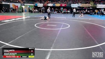 119 lbs Champ. Round 1 - Titus Watts, Soldotna vs Isaiah Schultz, Colony High School