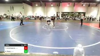 126 lbs Quarterfinal - Troy Kinlicheenie, Painted Desert WC vs Ashawn Perez, Inland Elite