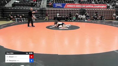 136 lbs Consi Of 8 #2 - Tabitha Wood, Hastings vs Paige Respicio, University Of Providence