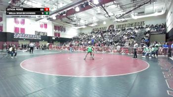 135 lbs Champ. Round 2 - Bella Wojciechowski, Thousand Oaks vs Leticia Perez, Magnolia