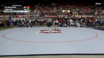 125 lbs Cons. Round 1 - Ali Wilcoxson, St. George-Rock Creek HS vs Remi Cain, Clearwater HS