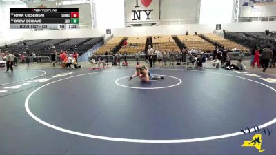 131 lbs 3rd Place Match - Drew Schiavo, Journeymen Wrestling Club vs Ryan Cieslinski, Spencerport Jr Rangers Wrestling Club