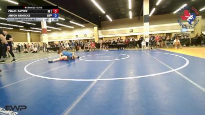 155 lbs Quarterfinal - Chael Satter, NB Elite Wrestling Club vs Anton Benecke, Coppell High School Wrestling