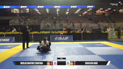 Orian Ben Abou vs Nicolas Martinez Quintana 2025 Pan Kids Jiu-Jitsu IBJJF Championship
