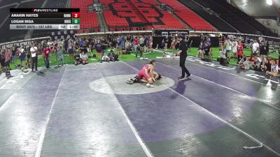 157 lbs 5th Place Match - Anakin Hayes, Hawaii vs Logan Riga, Oregon