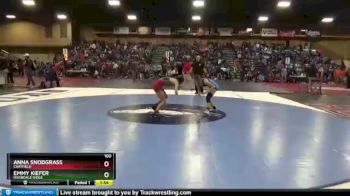 100 lbs Quarterfinal - Anna Snodgrass, Chatfield vs Emmy Kiefer, Riverdale Ridge