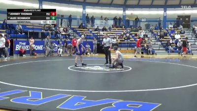 157 lbs Semifinal - Alec Schmuck, Colby Community College vs Johnny Thomas, Pratt Community College