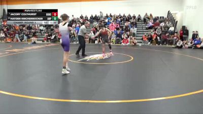 110 lbs Champ. Round 1 - Jacoby Colthurst, Big Game Wrestling Club vs Hayden Knickerbocker, Alburnett Mat Pack