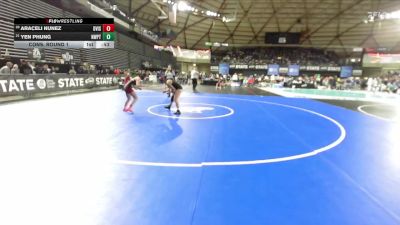 Girls 4A 115 lbs Cons. Round 1 - Araceli Nunez, Davis (Girls) vs Yen Phung, Newport (Bellevue) (Girls)