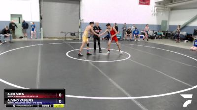 120 lbs Final - Alex Shea, Anchor Kings Wrestling Club vs Alvino Vasquez, Bethel Freestyle Wrestling Club