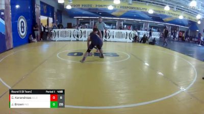 144 lbs Round 5 (8 Team) - Christophe Karandreas, Soldier City vs Jay Brown, Panhandle Gator Dogs