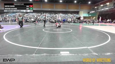 132 lbs Consi Of 8 #1 - Justin Giard, Gold Rush Wrestling Academy vs Hunter Haynes, Unattached