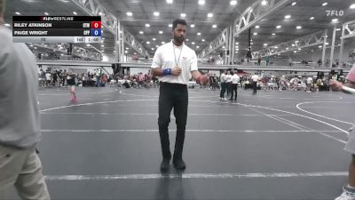 70 lbs Round 3 - Paige Wright, Central Pennies Power vs Riley Atkinson, CTWHALE