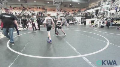 73-76 lbs Rr Rnd 2 - Jayce Clark, Team Nomad vs Lincoln Sanders, Cowboy Wrestling Club