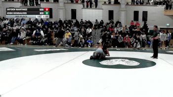 113 lbs 3rd Place - Jayden Martinez, North Andover vs Josh Gonsalves, Middleborough