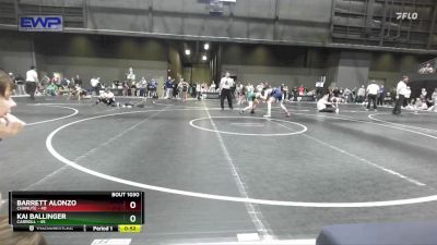 130 lbs Cons. Round 1 - Kai Ballinger, Carroll vs Barrett Alonzo, Chanute