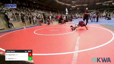 70 lbs Consolation - Maddix Spencer, Keystone Wrestling Club vs Gavin Sparks, Salina Wrestling Club