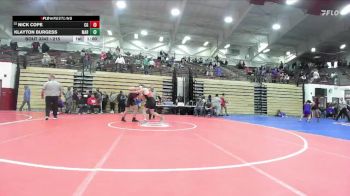 215 lbs Cons. Round 2 - Nick Cope, Center Grove vs Klayton Burgess, Marshall